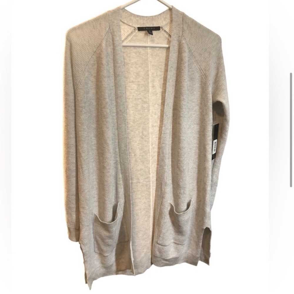 Cyrus CL Women's open front sweater brand new